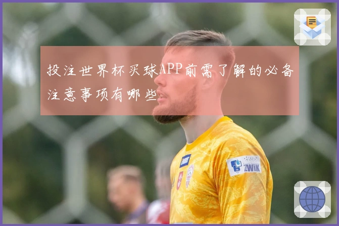 投注世界杯买球APP前需了解的必备注意事项有哪些